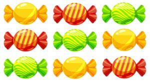 9 bonbons